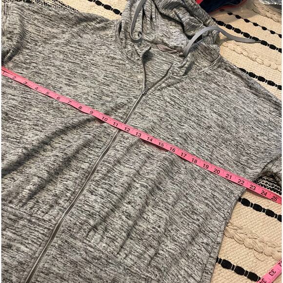 Athleta heather Gray Full-Zip Jacket - Size L - Picture 8 of 13